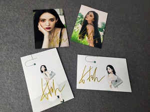 古力娜扎2021年11月签名照6寸周边应援周边礼物同人套装定妆仙女