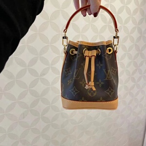 意大利代购 lv路易威登nano noe手袋 新款迷你水桶包 抽绳小水桶