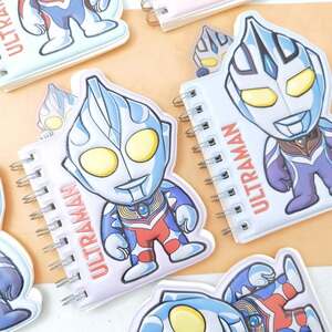 奥特曼异形线圈本笔记本男孩日系卡通银河英雄迪迦戴拿高颜值随身便携