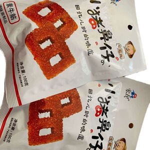 5袋辣条小猪鼻仔网红新款100g调味面制品(土老帽宏民)