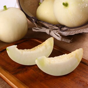 河南小白瓜5斤天鹅蛋甜瓜 白甜瓜 薄皮脆甜白皮甜瓜新鲜甜瓜水果3