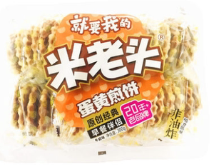 米老头蛋黄煎饼300g*2鸡蛋小圆华夫饼干早餐夜宵休闲零食小吃