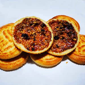 平遥乡宁空心月饼吕梁山西特产手工红糖酥皮月饼老式中秋节礼盒装