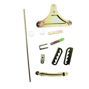 折叠椅连接配件折叠床固定连接零牛金属午睡小床三角件铰链