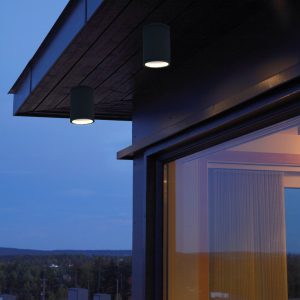 户外筒灯防水led圆形明装射灯别墅会所庭院过道走廊灯阳台天花灯