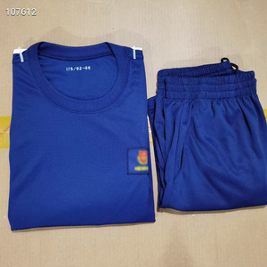 新式消防员体能服新款织唛作训练衣短袖火焰蓝夏季t恤透气速干