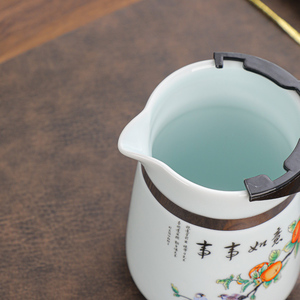 飘逸杯陶瓷耐热泡茶家用沏茶过滤冲茶器茶水分离陶瓷茶壶功夫茶具