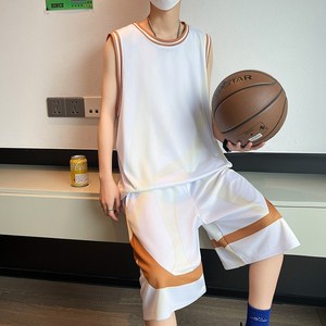 青少年冰丝篮球服运动套装男生夏季搭配帅气高中学生潮流休闲夏装