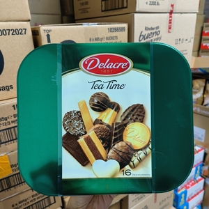 比利时进口Delacre喜乐嘉巧克力曲奇礼盒装饼干蛋卷年货零食1000g