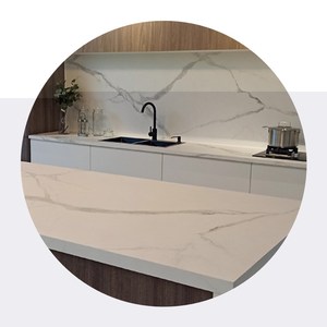岩板台面9浴室柜家用厨房橱柜定制鱼肚白灶台石英石石t材大理石板