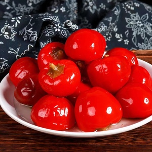 四川泡椒灯笼椒商用青泡辣椒圆椒眉山泡菜特产红灯笼泡酸海椒牛蛙