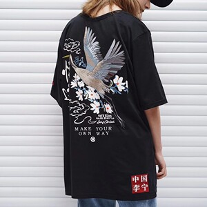 中国李宁仙鹤短袖