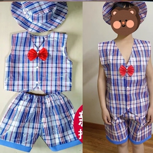 废品环保创意衣服六一儿童节废物利用服装时装秀废旧材料手工制作