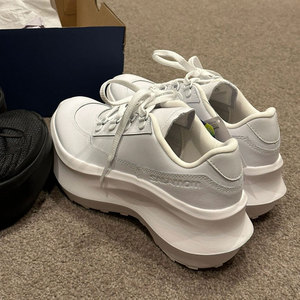 巴黎联名cdglisa同款老爹鞋女新真皮厚底增高透气松糕鞋运动女鞋