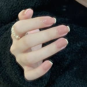 裸色显白指甲油免烤不可撕持久不掉色冰透亮晶晶网红学生流行美甲