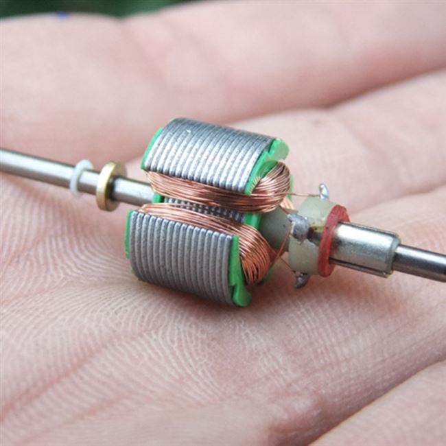 线圈内部马达转子电机芯130电机转子diy马达配件小电机绕