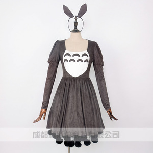 【科斯倍】吉卜力宫崎骏龙猫拟人龙猫娘cos服装含头饰