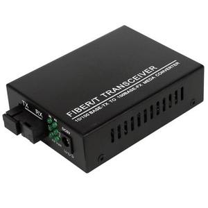 25km一对1光2电ab端发射器百兆单模单纤接收光纤收发器光端机