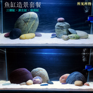 90susie841022淘宝南美风格原生缸造景木造景石套餐水族箱生态鱼缸