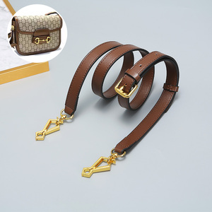 双gg马鞍包1955包肩带单买配件替换可调节斜挎真皮原版包带棕白色