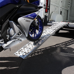 折叠摩托车装车板上车架铝合金坡道斜坡板上车梯台阶上车跳板楼梯