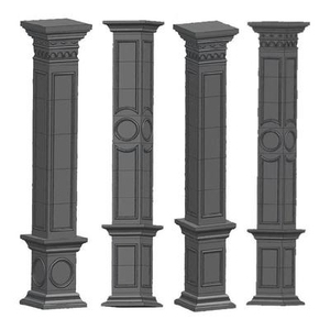 罗马柱方柱子模具四方四方形别墅柱头建筑模板塑胶现浇模王方墩