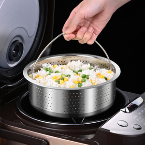 蒸饭神器蒸米饭脱糖隔水蒸架蒸锅蒸格架不锈钢蒸屉家用蒸饭锅蒸笼