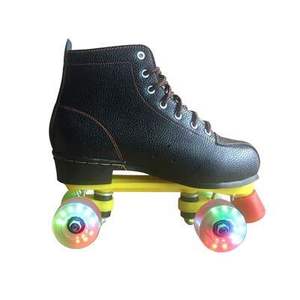 大小调节初学溜冰鞋男成年四轮折叠溜冰鞋成年双排滑轮男儿童可码