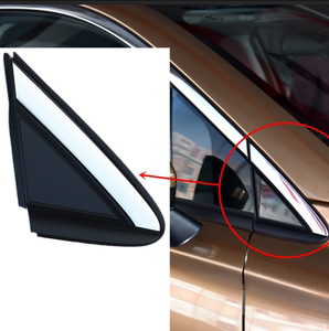 适用于广汽传祺1519款gs4三角窗装饰板倒车镜车窗a柱外玻璃小饰盖