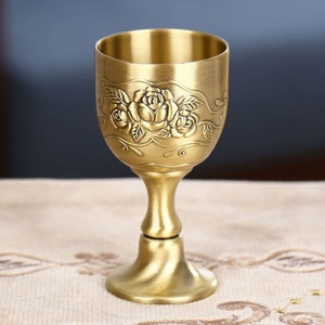 小号封爵宫廷酒盏酒盅结婚喝酒青铜器中式婚庆仿古代酒杯酒樽秦朝