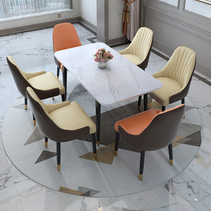 阳光林森折叠岩板餐桌家用小户型现代轻奢长方形伸缩餐桌家用饭桌