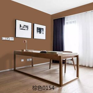 内墙咖啡色棕色哑光乳胶漆浅咖啡褐色净味彩色面漆涂料环保油漆