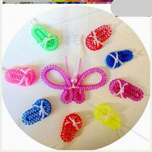 包邮全新实心玻璃丝空心塑料管编织手绳水晶丝线彩色编鱼虾手链