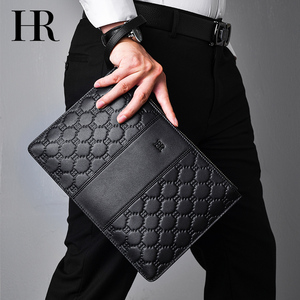 hr赫莲娜男包手包男士信封包品牌手拿包休闲时尚青年男式包包潮流