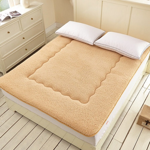 9宿舍床垫羊羔绒毛绒床褥子榻榻米垫子加厚地铺海绵垫0人付款42.