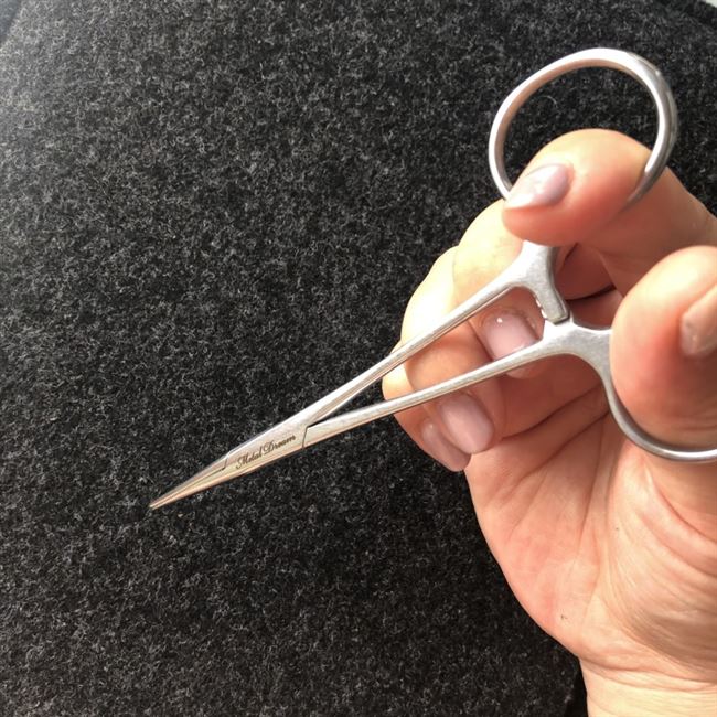 狗狗拔毛钳宠物拔耳毛钳子棉花钳泰迪贵宾耳朵清洁夹止血钳不锈钢