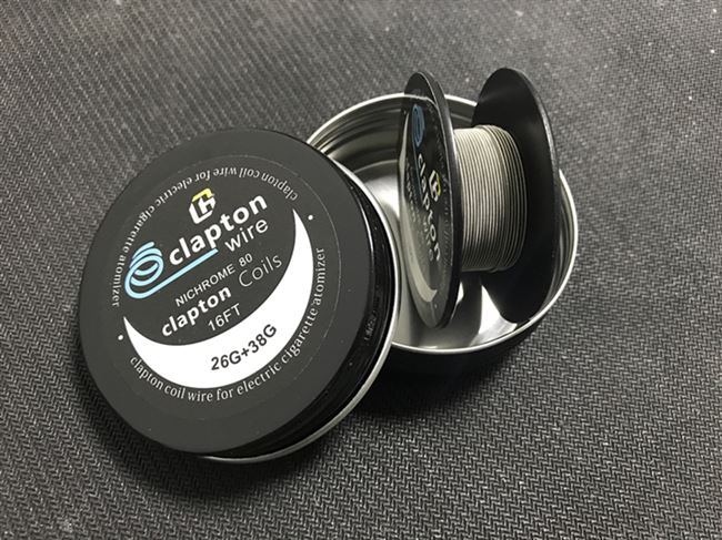 ni80 克莱普顿花丝diy口感发热丝花式半成品单芯弹簧丝口吸五米装