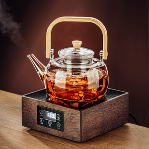 电陶炉煮茶壶2023新款玻璃壶耐高温煮茶器家用老白黑茶专用煮茶壶