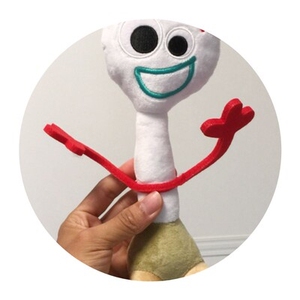 小叉反斗奇兵玩具玩具总动员4卡通foy叉子毛绒玩具公仔玩具 创