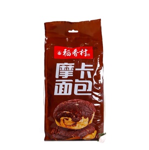 厂家直供正品稻香村摩卡面包306g网红巧克力包下午茶糕点6枚装