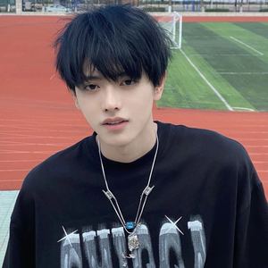 网红同款假发男碎盖头短直发套日系帅气齐刘海学生日常逼真全头套