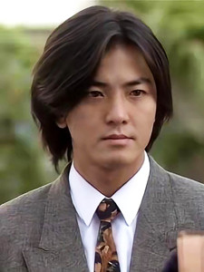 古惑仔表演假发男中分刘海全头套郑伊健同款帅气时尚舞台透气发套