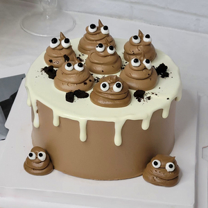 恶搞情趣生日蛋糕网红大便马桶男女创意定制全国同城配送上海北京