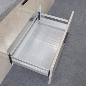 厨房拉篮抽屉式双层太空铝合金齿轮阻尼滑轨缓冲碗碟篮橱柜炉台