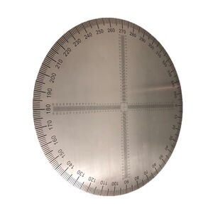 厂家直销不锈钢360度圆形角度盘机器手柄刻度盘定制包邮 恒鼎标