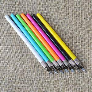 儿童美工刀刻刀专业剪纸用的手工专用剪刀美工尖头刀片套装雕刻刀