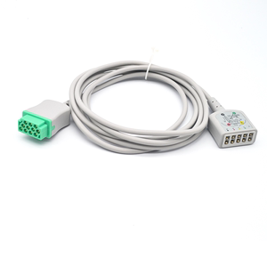 适用于GE Dash2000 3000 5000 B20 B30监护仪心电导联线主电缆