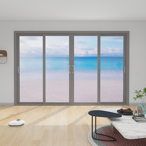 欧迪克二代贝格斯重型厨房推拉门客厅入户全景玻璃门阳台静音移门