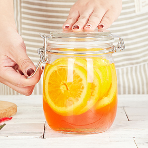 水果罐头玻璃瓶透明