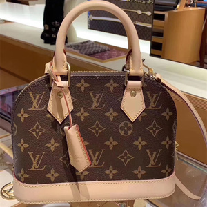 【折扣拍】lv/路易威登女包alma bb经典老花手提贝壳包单肩斜挎包
